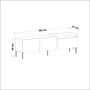 Hanah Home Mia Soporte de TV Antracita
